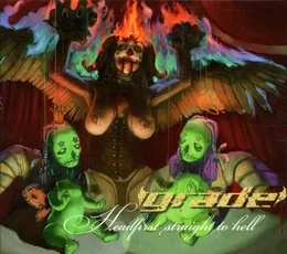Headfirst Straight to Hell von Grade – Album Cover