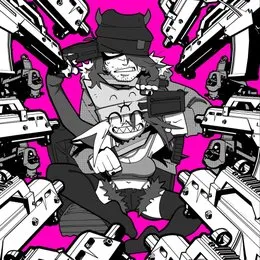 CRASHDUMMIEZ! von BLCKK – Album Cover
