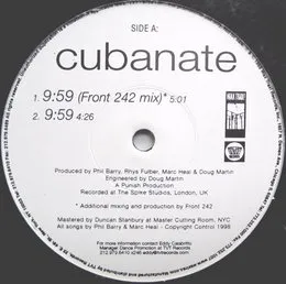 9:59 von Cubanate – Album Cover
