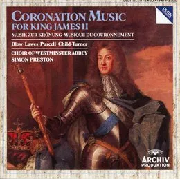Coronation Music for King James II von Simon Preston – Album Cover