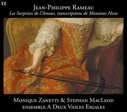 Les Surprises de l’Amour, transcriptions de Monsieur Hesse von Stephan MacLeod – Album Cover