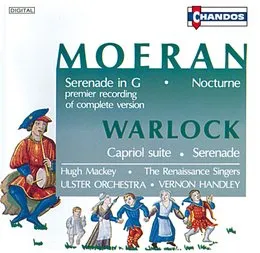 Moeran: Serenade in G / Nocturne / Warlock: Capriol Suite / Serenade von Peter Warlock – Album Cover