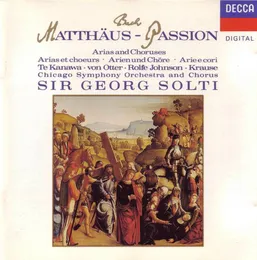 Matthäus-Passion: Arias and Chorusses von Anne Sofie von Otter – Album Cover