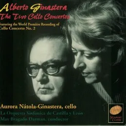 The Two Cello Concertos von Alberto Ginastera – Album Cover
