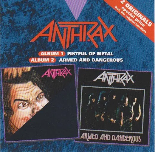 Fistful of Metal / Armed and Dangerous von Anthrax – Cover