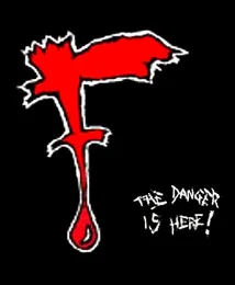 The Danger is Here von F – Cover
