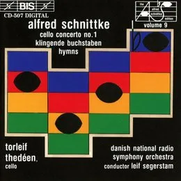 The Alfred Schnittke Edition, Volume 9: Cello Concerto no. 1 / Klingende Buchstaben / Hymns von Альфред Гарриевич Шнитке – Album Cover
