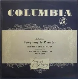 Symphony no. 1 in C von Милий Алексеевич Балакирев – Album Cover