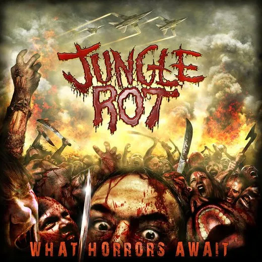What Horrors Await von Jungle Rot – Album Cover