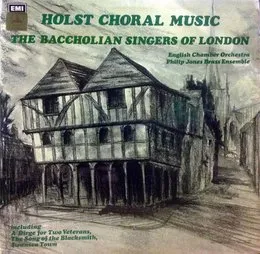 Choral Music von Gustav Holst – Album Cover