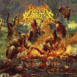 Red Sun Rising von Human Barbecue – Album Cover
