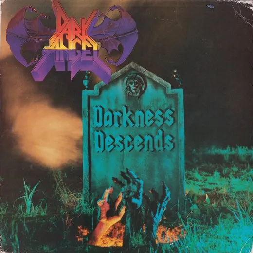 Darkness Descends von Dark Angel – Album Cover
