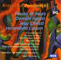 Passio et mors Domini nostri Jesu Christi secundum Lucam von NDR Vokalensemble – Album Cover
