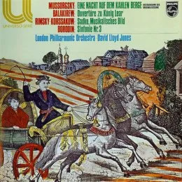 Music by Mussorgsky, Balakirev, Rimsky-Korsakov, Borodin von Милий Алексеевич Балакирев – Album Cover