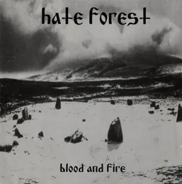 Blood and Fire von Hate Forest – Cover