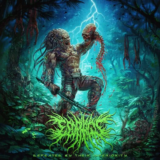 Defeated By Their Inferiority von Esophagus – Album Cover