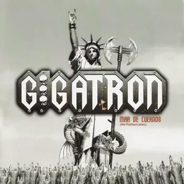 Mar de cuernos (The Platinum years) von Gigatron – Album Cover
