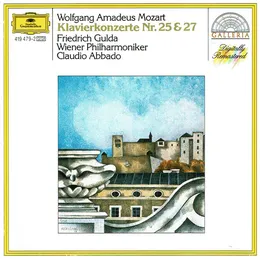 Piano Concerto nos. 25 & 27 von Friedrich Gulda – Album Cover