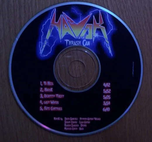 Thrash Can von Havok – Album Cover