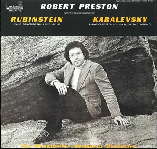 Rubinstein: Piano Concerto no. 3 in G, op. 45 / Kabalevsky: Piano Concerto no. 3 in D, op. 50 “Youth”