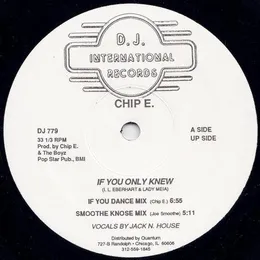 If You Only Knew von Chip E. – Album Cover
