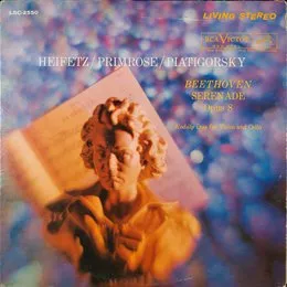 Serenade Opus 8 / Duo For Violin And Cello von Jascha Heifetz – Album Cover