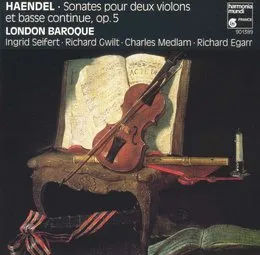 Sonatas for two violins and basso continuo, Op 5 von George Frideric Handel – Album Cover