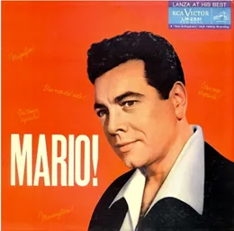 MARIO! Lanza at His Best von Mario Lanza – Album Cover