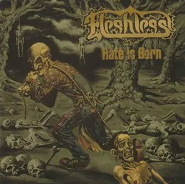 Hate Is Born von Fleshless – Album Cover