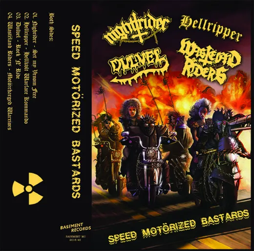 Speed Motörized Bastards von Hellripper – Album Cover