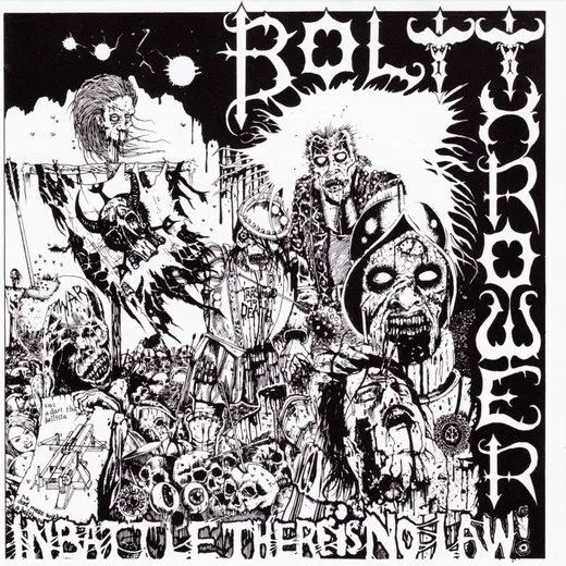In Battle There Is No Law! von Bolt Thrower – Album Cover