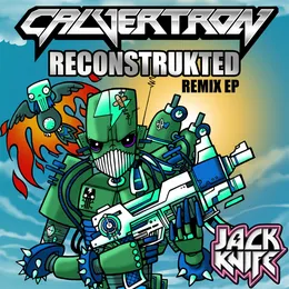 Reconstrukted Remixes EP von Calvertron – Cover