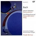 Johann Sebastian Bach: Osteroratorium / Carl Philipp Emanuel Bach: Danket dem Herrn / Heilig von Frieder Bernius – Album Cover