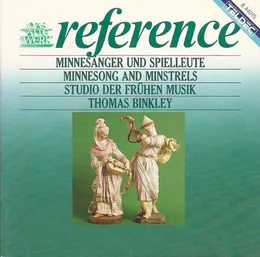 Minnesanger und Spielleute von Thomas Binkley – Cover
