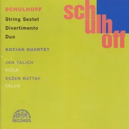 String Sextet / Divertimento / Duo von Erwin Schulhoff – Album Cover