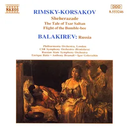 Rimsky‐Korsakov: Scheherazade / Balakirev: Russia von Милий Алексеевич Балакирев – Album Cover