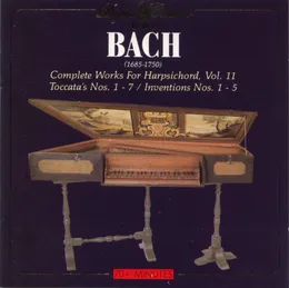 Complete Works for Harpsichord, Vol. 11: Toccatas Nos. 1-7 / Inventions Nos. 1-5 von Christiane Jaccottet – Album Cover