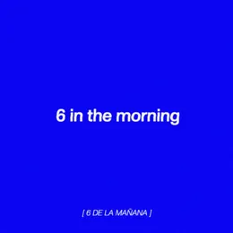 6 In the Morning von TENDER – Cover