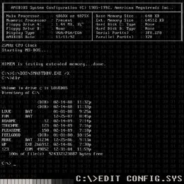 C:\>EDIT CONFIG.SYS von MASTER BOOT RECORD – Album Cover