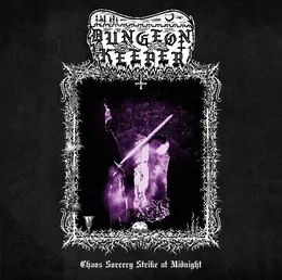 Chaos Sorcery Strike at Midnight von Dungeon Keeper – Album Cover