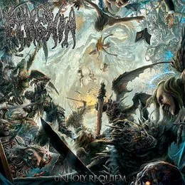 Unholy Requiem von Pyrexia – Album Cover