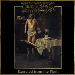 Excreted From the Flesh von Hyperdontia – Album Cover