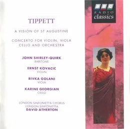 A Vision of St Augustine / Concerto for Violin, Viola, Cello and Orchestra von Ernst Kovacic – Album Cover