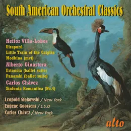 South American Orchestral Gems von Carlos Chávez – Album Cover