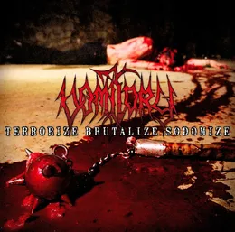 Terrorize Brutalize Sodomize von Vomitory – Album Cover