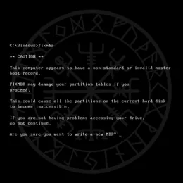 C:\>FIXMBR von MASTER BOOT RECORD – Album Cover