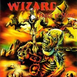 Battle of Metal von Wizard – Album Cover