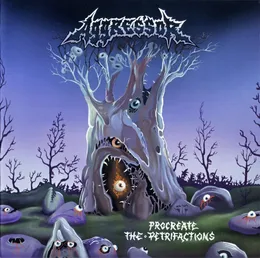 Procreate the Petrifactions von Aggressor – Album Cover