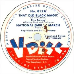 That Old Black Magic / National Emblem March / Peanut Butter von Dick Farney – Album Cover