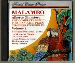 Malambo - The Complete Piano, Chamber Works And Piano Transcriptions, Volume 2 von Alberto Ginastera – Album Cover